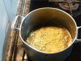 Tempura de frutas e vegetais