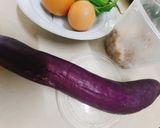 Hình bước làm 1 của món Trứng chiên cà tím