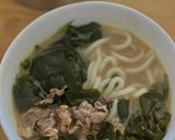 Hình bước làm 6 của món Mỳ udon rong biển thịt bò