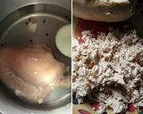 A picture of step 1 of Chicken Salad on Tostadas.