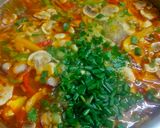 A picture of step 5 of Veg. Thukpa.