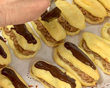 Foto del paso 9 de la receta: Petisús o eclaris de crema y chocolate