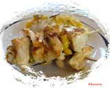 Foto del paso 1 de la receta Brochetas de salmón