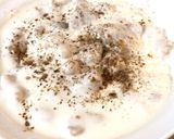 A picture of step 5 of Meethay Dahi bary.