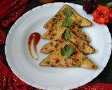 A picture of step 6 of Suji /Semolina Toast.