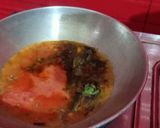 A picture of step 4 of Lahsuniya dal chawal.