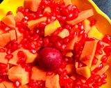A picture of step 3 of Pomegranate apple salad.