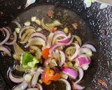 A picture of step 6 of Stir fry noodles 🍜 😋.