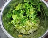 A picture of step 4 of Green Chickpea Curry / Cholia (Hariyali Chana Masala).