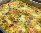 A picture of step 4 of Zucchini and Speck Lasagna 💚.