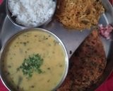 A picture of step 5 of Khatta Moong.