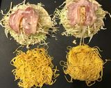 A picture of step 11 of Hiroshima-style Okonomiyaki (Basic).