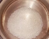 A picture of step 3 of Kesar kaju Mysore paak mithai.