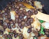 A picture of step 9 of Black Chickpea Chaat.