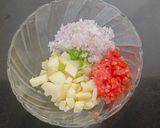 A picture of step 1 of Crunchy, spicy, and utterly festive — Chana Bhujia Chaat without chutney 🌶️✨.