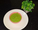 A picture of step 3 of Mint capsicum sandwich chutney.