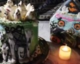 Foto del paso 5 de la receta: Torta de fantasmas!! B💀💀ooo👻👻👻