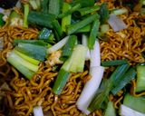Foto langkah ke 8 dari resep Mie goreng daging.