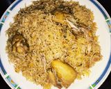 A picture of step 7 of Pulao Biryani 😋.