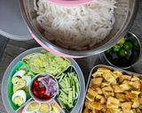 Gambar langkah 9 resipi Laksa.