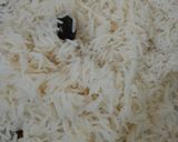 A picture of step 1 of Vegetable Biryani.