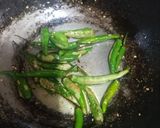 A picture of step 4 of Dahi wali masale daar mirch 😋.