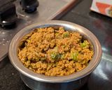 A picture of step 15 of Nutri keema masala.