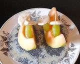 A picture of step 2 of Muskmelon Boat.