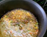A picture of step 4 of Sweet Corn Soup.