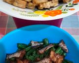 Foto langkah ke 1 dari resep Sambal tempe kacang panjang & ikan asin baung.