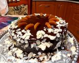 Barackos csokoládés torta recept fázis 10 fotója