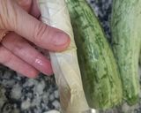 Foto del paso 1 de la receta: Lonchas de Zucchini Rellenos de Chorizo