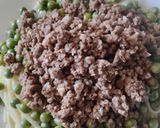 Foto del paso 9 de la receta: Espaguettis🍝con🧆mucha proteina🫛y cariño🥩🥰🍝