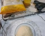 Foto langkah ke 3 dari resep Roti Kukus Sukun Sarikaya Pandan Suji.