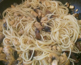 Foto del paso 4 de la receta: Spaghetti con pollo y champiñones