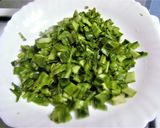 A picture of step 1 of Beerakaya Pottu Chutney (Ridgegourd Peel Chutney - Andhra Style).