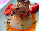 Foto del paso 4 de la receta: Flan instantáneo de vainilla, canela y fideos de chocolate