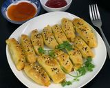 Hình bước làm 5 của món Bánh mì phô-mai vị cá… hộp 🐠