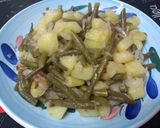 Foto del paso 4 de la receta: Chauchas, papas y cebolla a la manteca