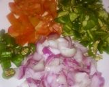 A picture of step 1 of Mix sabzi.