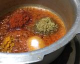 A picture of step 3 of Cluster beans sabzi/ gavarfali sabji.