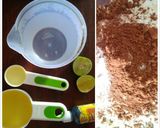 Foto langkah ke 1 dari resep Cake Coklat (Cocok utk Pemula,No mixer,No telur,kukus& panggang).