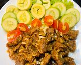 รูปขั้นตอนการทำที่ 4 ของ เนื้อทอดกระเทียมแบบเยิ้มๆ Beef with Garlic&Pepper