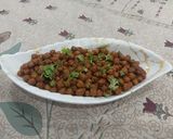 A picture of step 4 of Masala Kala Chana.