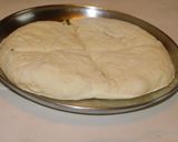 A picture of step 4 of Cheesy Multi Layered Flat bread.