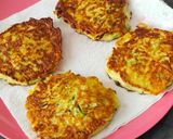 Une image de l'étape 7 de Galettes courgettes riz.