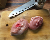 Foto del paso 1 de la receta: Pollo con Salsa de Setas y Palo Cortado