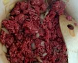 A picture of step 1 of My Minced Beef Hotpot 🤗.
