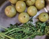 A picture of step 1 of Amla Chutney.