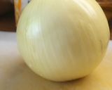 A picture of step 1 of Barbequed Cheesy Onion.